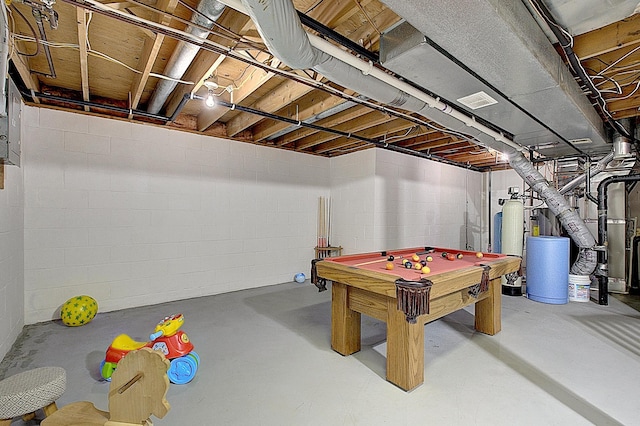 2539 83rd Ct N, Brooklyn Park, MN 55444 - rec room featuring finished concrete flooring and billiards table