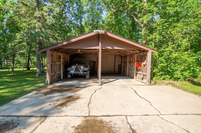31759 County 30, Laporte, MN 56461 - view of car parking with a detached carport and concrete driveway