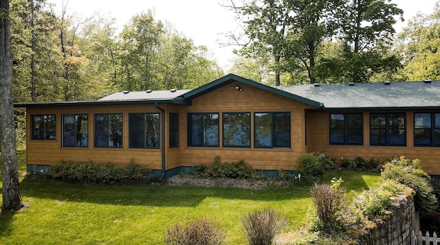 7310 Moose Lake Rd NE, Blackduck, MN 56630 - view of home's exterior featuring a lawn