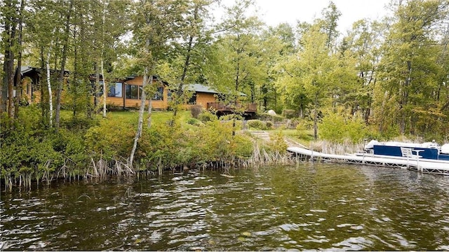 7310 Moose Lake Rd NE, Blackduck, MN 56630 - dock area with a water view