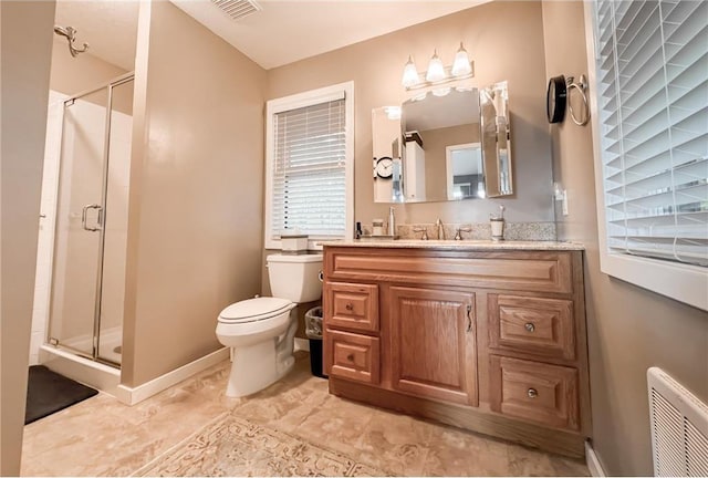 7310 Moose Lake Rd NE, Blackduck, MN 56630 - full bathroom with vanity and a shower stall