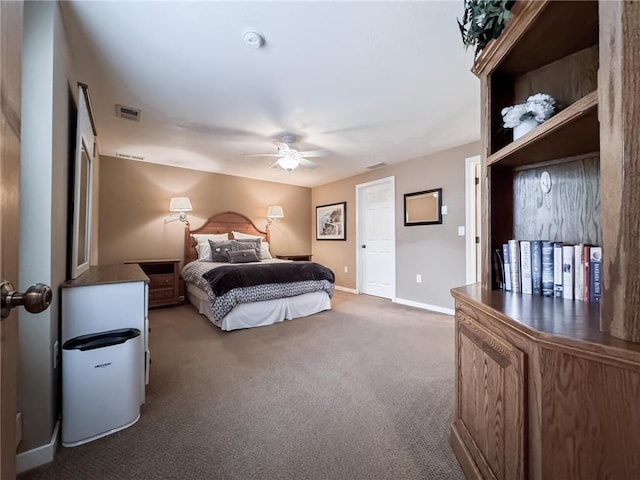 7310 Moose Lake Rd NE, Blackduck, MN 56630 - bedroom featuring carpet and a ceiling fan