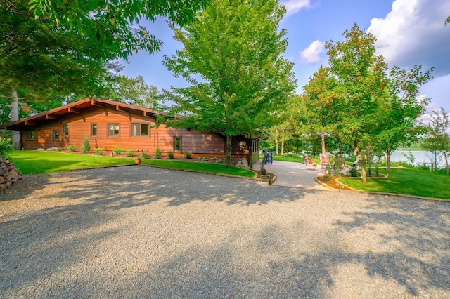 16267 Conners Ln, Sand Lake Twp, WI 54876 - view of front facade with a front lawn