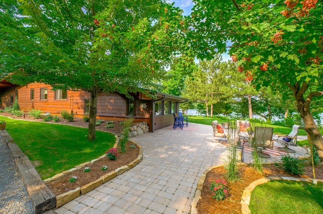 16267 Conners Ln, Sand Lake Twp, WI 54876 - view of patio