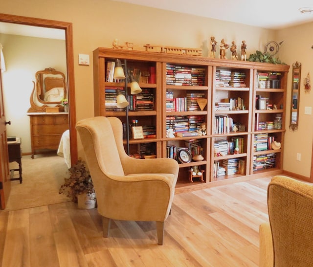 307 14th St N, Cold Spring, MN 56320 - sitting room with wood finished floors