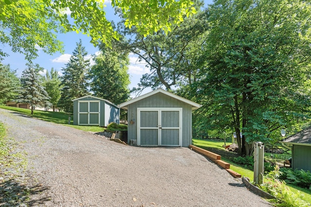 20592 Lehmicke Ln, Trade Lake, WI 54853 - view of shed