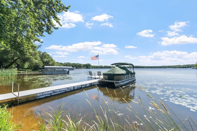 20592 Lehmicke Ln, Trade Lake, WI 54853 - dock area with a water view