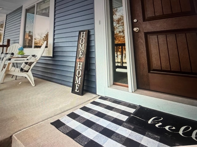 1752 209th Ave NE, East Bethel, MN 55011 - doorway to property featuring a porch