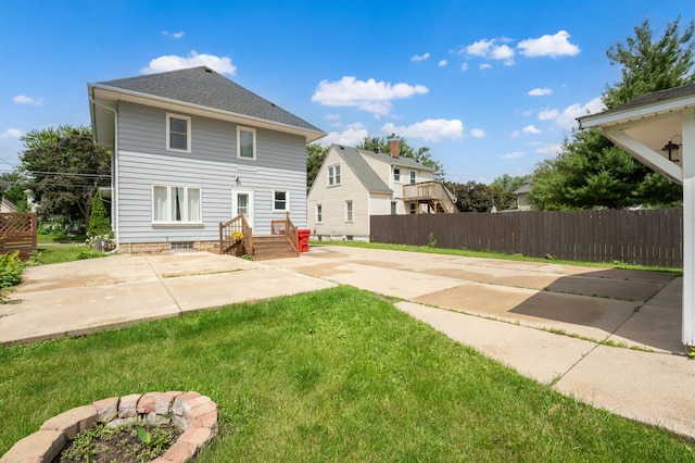 218 11th Ave NE, Rochester, MN 55906 - back of property featuring a patio area