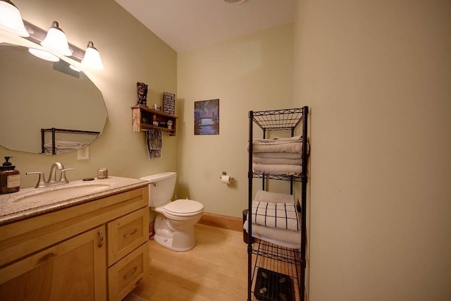 37437 State Highway 7, Big Stone Twp, MN 56278 - half bathroom featuring toilet and vanity