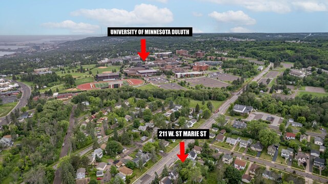 211 Saint Marie St, Duluth, MN 55803 - aerial view of property's location