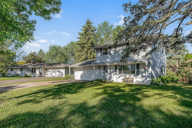 3237 Jerry Ct, White Bear Lake, MN 55110 - traditional-style house featuring an attached garage, a front yard, and driveway