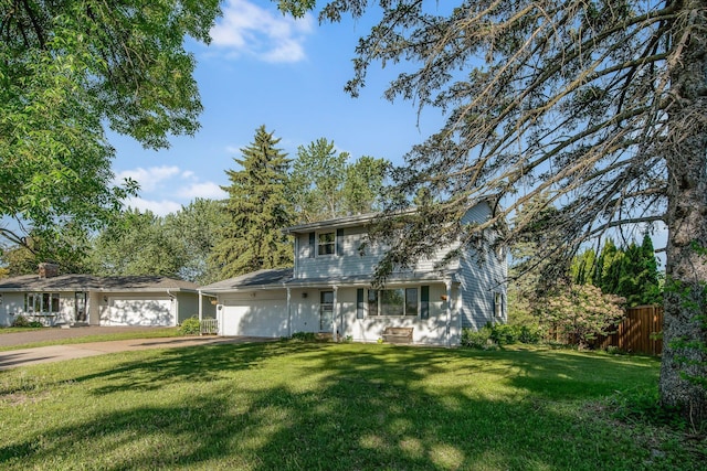 3237 Jerry Ct, White Bear Lake, MN 55110 - traditional home with an attached garage and driveway