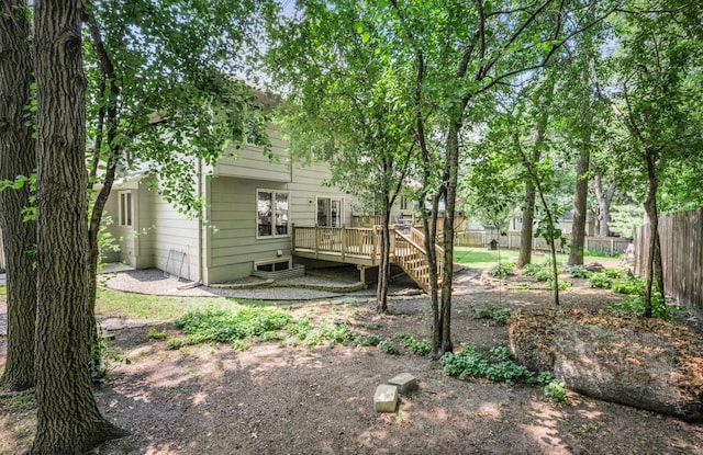 12145 Jonquil St NW, Coon Rapids, MN 55433 - rear view of house featuring a deck