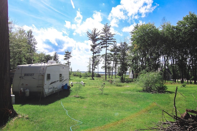 23829 Bulrush Dr, Lake Edward Twp, MN 56465 - view of grassy yard
