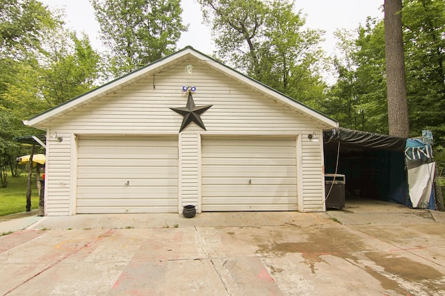23829 Bulrush Dr, Lake Edward Twp, MN 56465 - garage with a garage