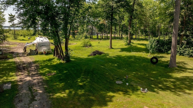 23829 Bulrush Dr, Lake Edward Twp, MN 56465 - view of green lawn