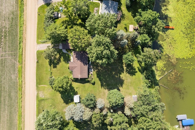 674 Greer Ave NW, Maple Lake, MN 55358 - bird's eye view of a large body of water