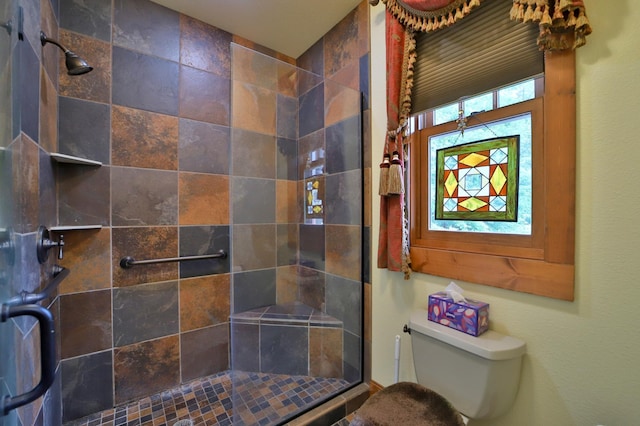 2471 Birch Forest Rd SW, Nisswa, MN 56468 - full bath featuring a tile shower and toilet