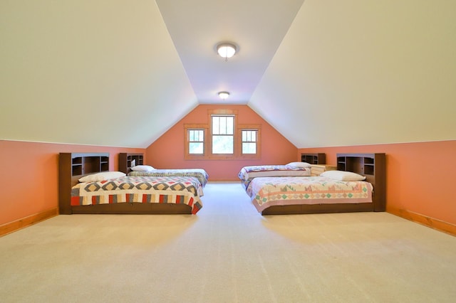 2471 Birch Forest Rd SW, Nisswa, MN 56468 - bedroom with carpet floors and vaulted ceiling