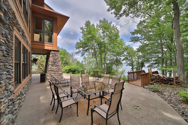2471 Birch Forest Rd SW, Nisswa, MN 56468 - view of patio / terrace featuring outdoor dining area