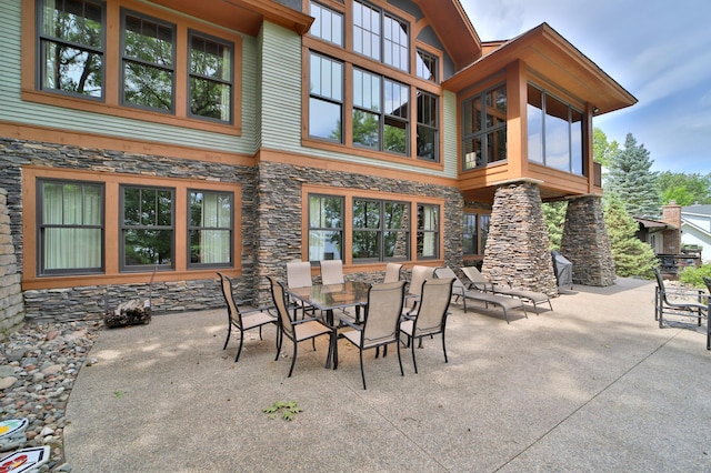 2471 Birch Forest Rd SW, Nisswa, MN 56468 - view of patio / terrace featuring outdoor dining area