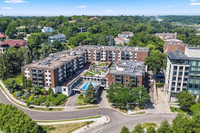 48 Groveland Ter Unit B301, Minneapolis, MN 55403 - bird's eye view of apartment complex / building and a pool area