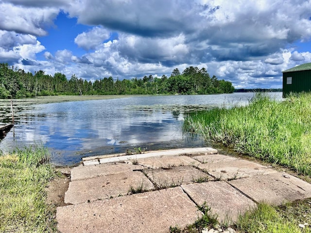 8931 Palm Rd, Britt, MN 55710 - water view featuring a forest