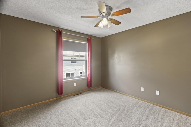 2079 Clover Ridge Dr, Chaska, MN 55318 - unfurnished room featuring a ceiling fan, a textured ceiling, and carpet