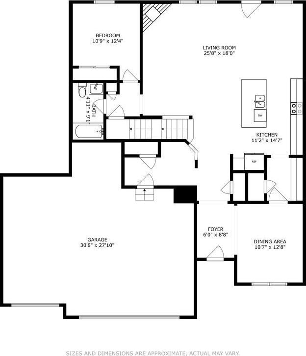 3618 112th Cir NE, Blaine, MN 55449 - view of floor plan / room layout