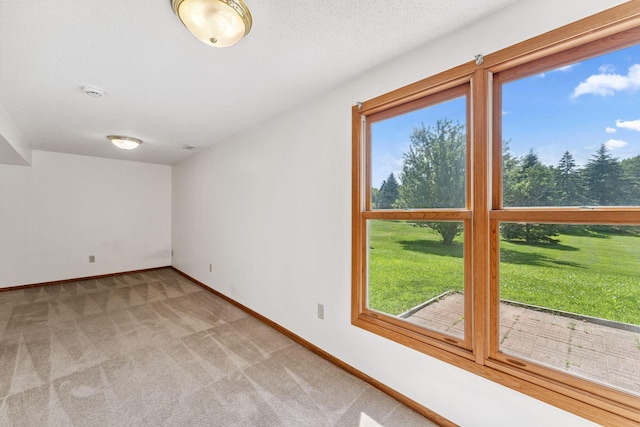 5071 Arrowood Ln N, Plymouth, MN 55442 - unfurnished room with healthy amount of natural light, light carpet, and a smoke detector