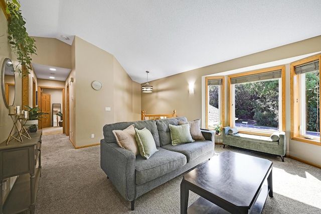 7111 Trenton Ln N, Maple Grove, MN 55369 - living room with vaulted ceiling and light carpet