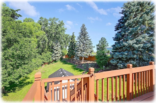 7111 Trenton Ln N, Maple Grove, MN 55369 - view of wooden terrace