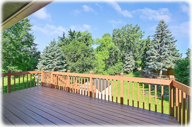 7111 Trenton Ln N, Maple Grove, MN 55369 - deck featuring a yard