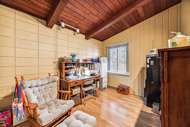 13235 80th St NW, Annandale, MN 55302 - office space with wood finished floors and wood ceiling