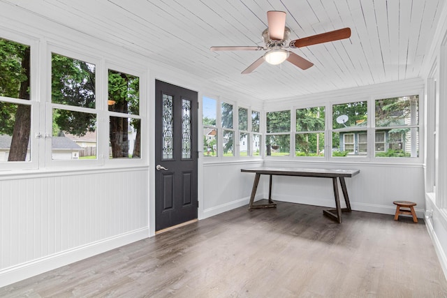 2168 Centerview Ln, Mound, MN 55364 - sunroom with plenty of natural light, wood finished floors, and wood ceiling
