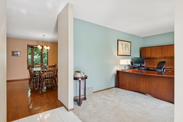 10316 Zinran Ave S, Bloomington, MN 55438 - office space with a chandelier and baseboards
