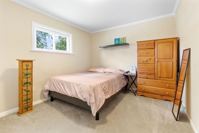 905 Bellows St, West Saint Paul, MN 55118 - bedroom with ornamental molding and light colored carpet