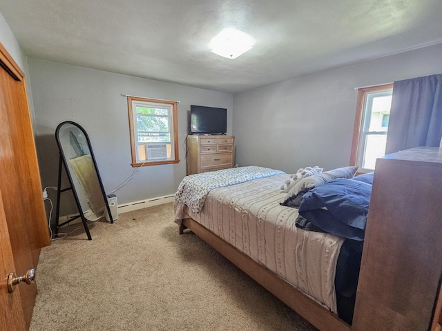 460 3rd St, Bird Island, MN 55310 - carpeted bedroom featuring baseboards and cooling unit