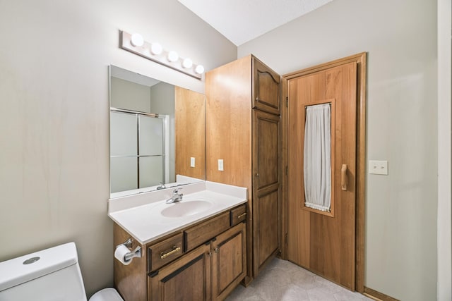 13703 47th St NE, Saint Michael, MN 55376 - bathroom with vanity and a shower with shower door