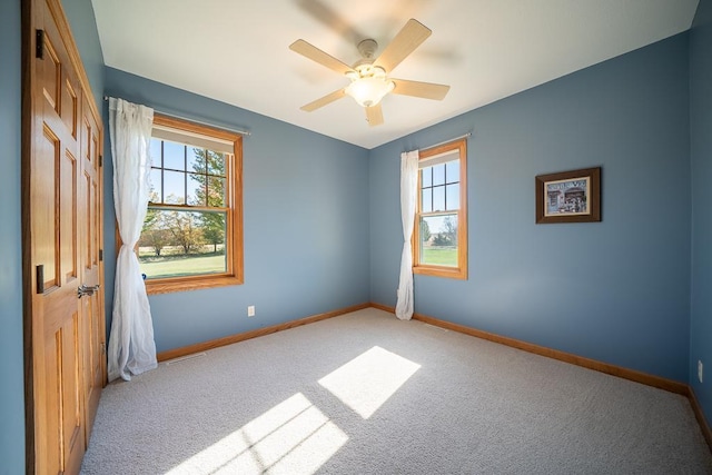 35337 County 24th Blvd, Warsaw Twp, MN 55009 - spare room featuring carpet floors and a ceiling fan