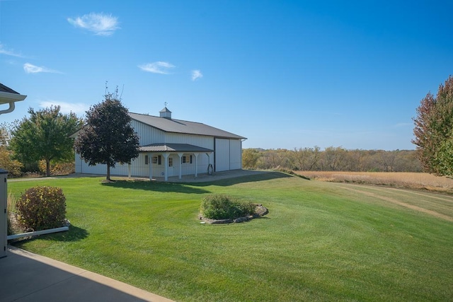 35337 County 24th Blvd, Warsaw Twp, MN 55009 - view of green lawn with covered porch