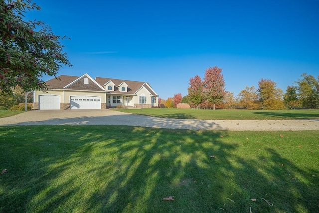 35337 County 24th Blvd, Warsaw Twp, MN 55009 - view of front of property with an attached garage, a front lawn, and driveway