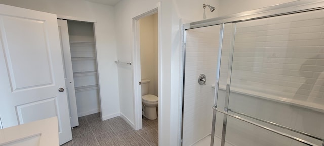 10385 Glacier Ln N, Maple Grove, MN 55369 - bathroom featuring a stall shower and a spacious closet
