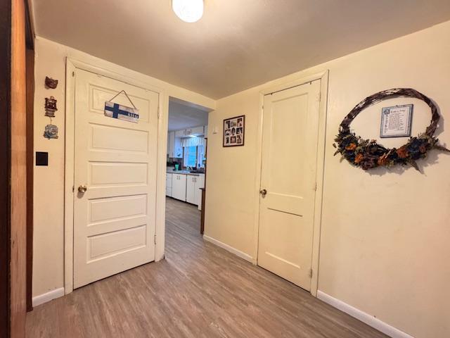 317 2nd St NE, Menahga, MN 56464 - foyer entrance with wood finished floors