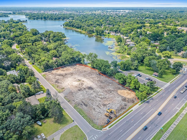 TBD Gladiola St NW, Andover, MN 55304 - aerial overview of property's location featuring a large body of water and property parcel outlined