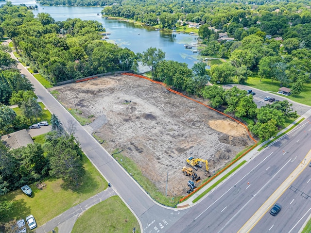 TBD Gladiola St NW, Andover, MN 55304 - aerial overview of property's location with a nearby body of water and property parcel outlined