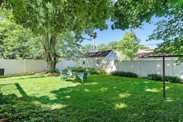 5712 Grand Ave S, Minneapolis, MN 55419 - fenced backyard with an outdoor structure