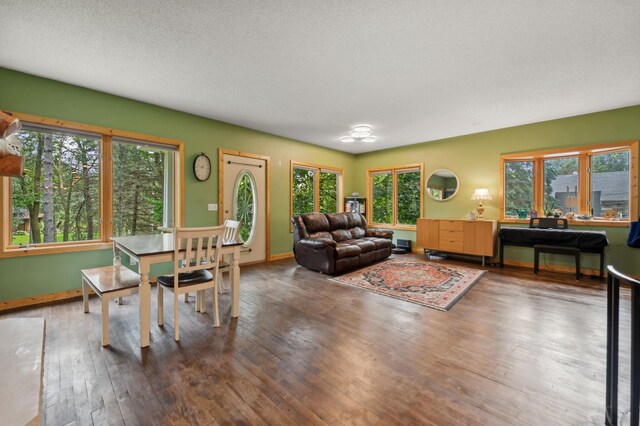 1610 63rd St, Chanhassen, MN 55331 - living area with wood finished floors and baseboards