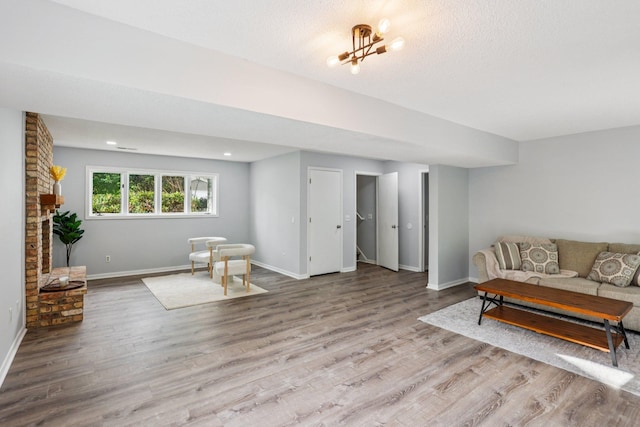 1318 Windcrest Ave, Eagan, MN 55123 - sitting room featuring wood finished floors and baseboards